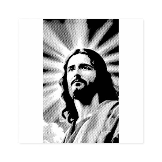 Jezus Stamp Rubberstempel (Afrduk)