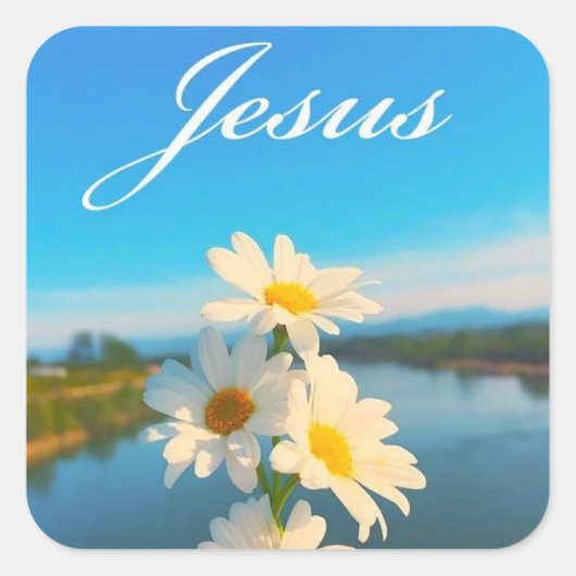Jezus sticker (Voorkant)