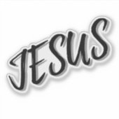 Jezus sticker (Voorkant)
