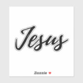 Jezus - sticker (Vel)
