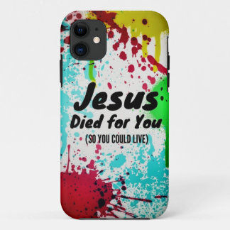 Jezus stierf voor jou. - iPhone 5 hoesje