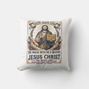 Jezus Surfen T-Shirt Inspirerend Geloof Kussen