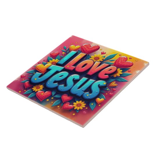Jezus Tegeltje (Zijkant)