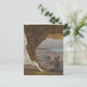 Jezus Tempted in Wilderness Briefkaart (Staand voorkant)