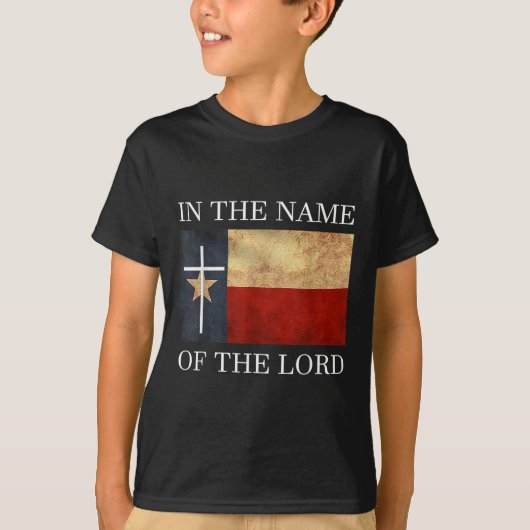 Jezus Texas Christelijk T-shirt (Voorkant)