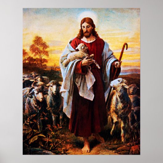 Jezus The Good Shepherd 01 Poster A (Voorkant)