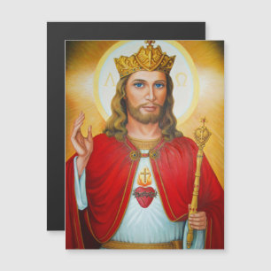 Jezus The King Blessing Sacred Heart