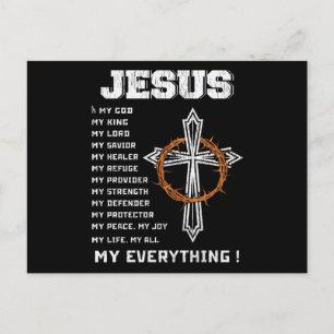 Jezus The Reason Christelijke Kerstmis Briefkaart