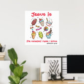 Jezus The Sweetest Name Poster (Thuiskantoor)