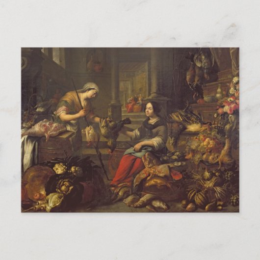 Jezus thuis in Martha en Mary 2 Briefkaart (Voorkant)