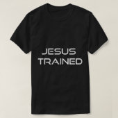 Jezus trainde rustelling t-shirt (Design voorkant)