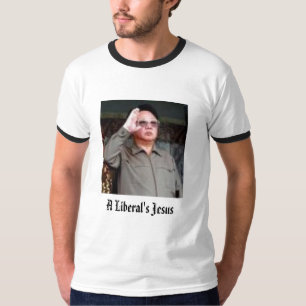 Jezus van een liberaal t-shirt
