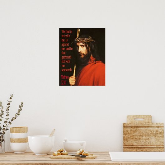 Jezus van Nazareth - Ecce Homo (Latijn) - Poster (Keuken)