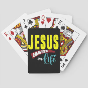 JEZUS VERANDERDE MIJN LEVEN POKERKAARTEN