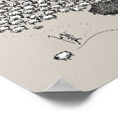 Jezus verlaat de 99 - De Goede Herder Poster (Hoek)