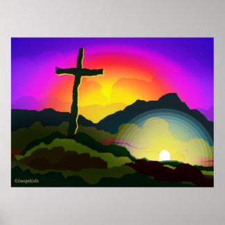 Jezus verovert de dood poster