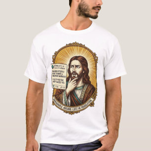 Jezus Verward Auto Vertaal Post Mislukt Sociale Hu T-shirt