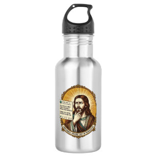 Jezus Verward Auto Vertaal Post Mislukt Sociale Hu Waterfles