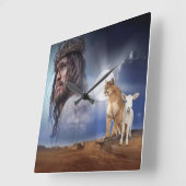 Jezus Vierkante Klok (Hoek)