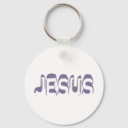 Jezus Violet Sleutelhanger (Voorkant)