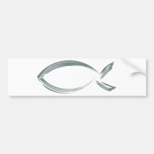 Jezus vis bumpersticker
