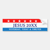 Jezus voor President 2020 Bumpersticker (Voorkant)