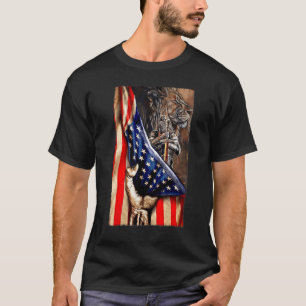 Jezus Vrouw Krijger Van Christus Leeuw God Juda Am T-shirt