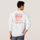 Jezus wacht t-shirt (Achterkant volledig)