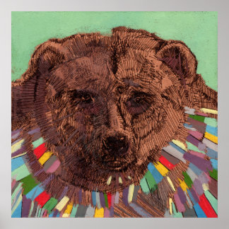 Jezus was een Beer druk Poster