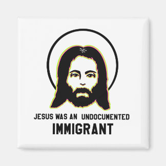 Jezus was een ongedocumenteerde migrantenzwarte tr magneet