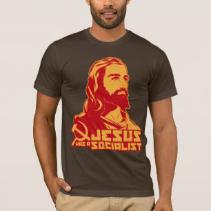 Jezus was een socialist t-shirt