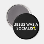 Jezus was een socialist (zwart) magneet (Voorkant / Achterkant)