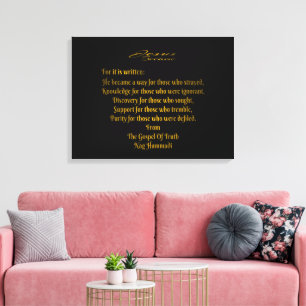 Jezus werd canvas afdruk