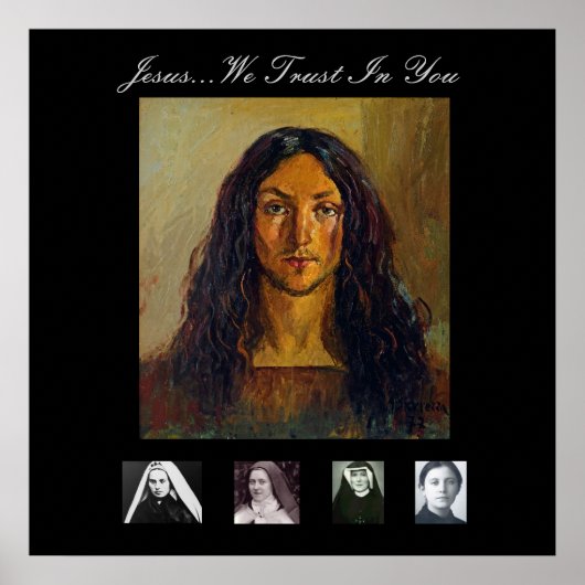 Jezus...wij vertrouwen op u poster (Voorkant)
