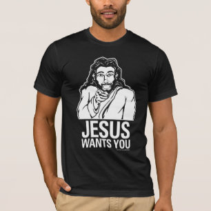 Jezus wil je (zwart) t-shirt