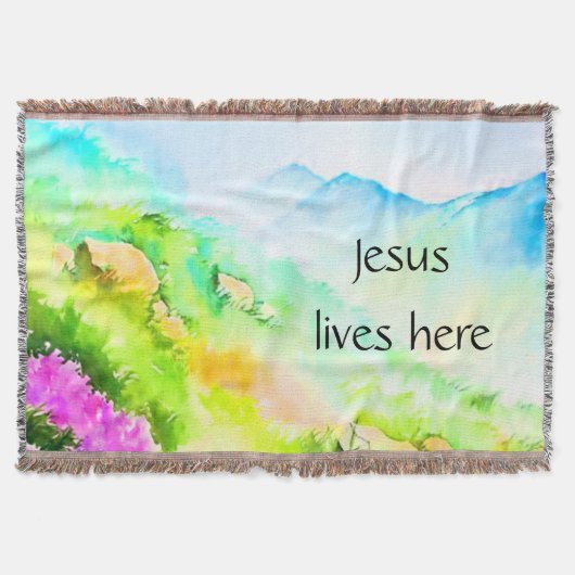 Jezus woont hier deken (Voorkant)
