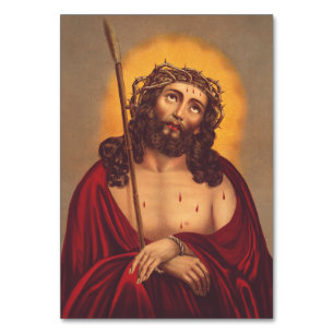 Jezus wordt gekroond met een doornenkroon kaart