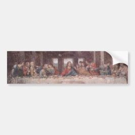 Jezus "Yeshua" Het Laatste Avondmaal, Leonardo da  Bumpersticker