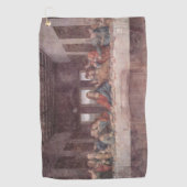 Jezus "Yeshua" Het Laatste Avondmaal, Leonardo da  Golfhanddoek (Voorkant)