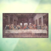 Jezus "Yeshua" Het Laatste Avondmaal, Leonardo da  Raamsticker (Vel 3)