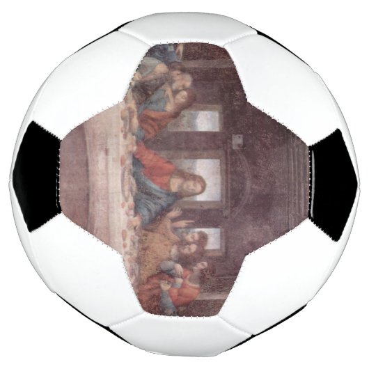 Jezus "Yeshua" Het Laatste Avondmaal, Leonardo da Voetbal (Gedraaid)