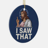 Jezus Zag Dat Keramisch Ornament (Rechts)