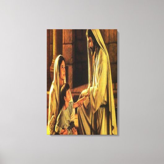 Jezus zegen verpakt canvas (Voorkant)
