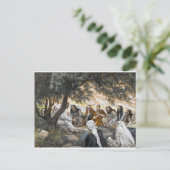 Jezus zegent de Inspirerend Christus Briefkaart (Staand voorkant)