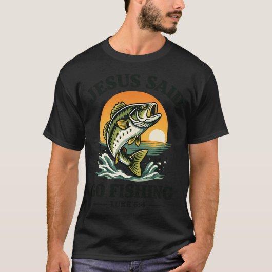 Jezus Zei Ga Vissen T-shirt (Voorkant)