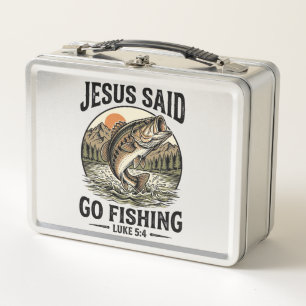 Jezus Zei Ga Vissen Vintage Baars Christelijk