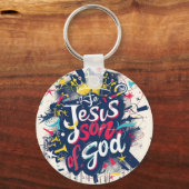 Jezus Zoon van God Sleutelhanger (Voorkant)