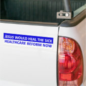 Jezus zou de zieke Bumpersticker genezen (Op Truck)
