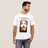 Jezus's blauwe ogen t-shirt (Voorkant volledig)