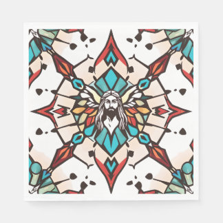 Jezusservetten om met de jezuspapieren borden te g servet